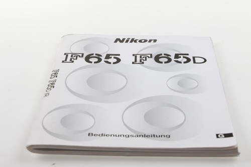 Nikon f65 f65d manuale di - nikon,