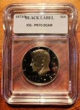 1973-S ICG Black Label PR70