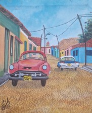Tableau Peinture Trinidad Cuba