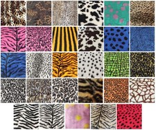 Tessuto di pelliccia Jacquard - Più lunghezze e colori - Qualità R2/stampa animale