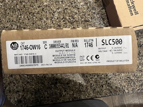 Allen bradley 1746 - 1746-ow16, slc