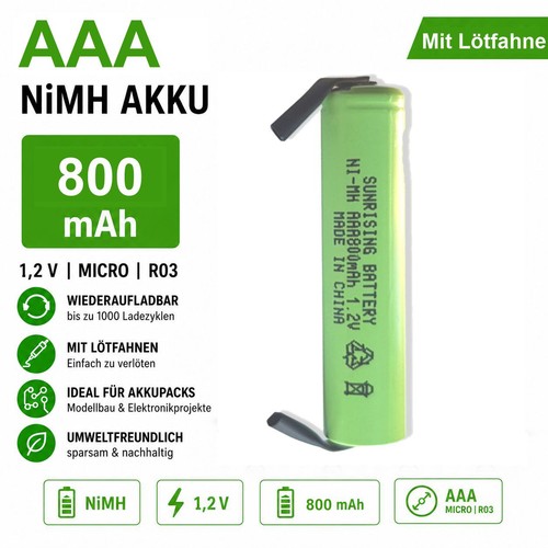Aaa nimh 800 mah - aaa,
