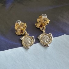 Orecchini Atena/Gufo Monete