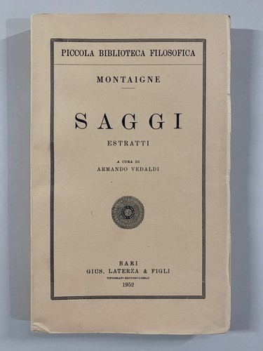 Saggi estratti montaigne - saggi,