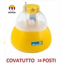 INCUBATRICE MANUALE COVATUTTO 16 POSTI PER TUTTE LE TIPOLOGIE VOLATILI NOVITAL