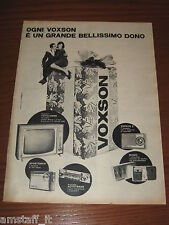 *254=VOXSON TV RADIO=ANNI '60=PUBBLICITA'=ADVERTISING=WERBUNG=PUBLICITE=