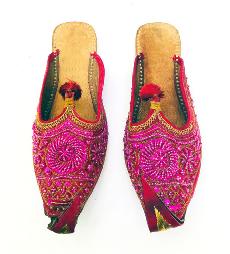 Pantofole vintage fatte mano - pantofole,