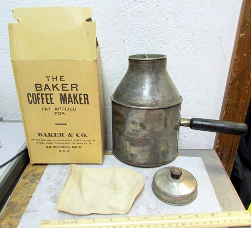 Antica caffettiera panettiere - caffettiera,