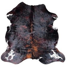 Large Brindle Cowhide Rug B002