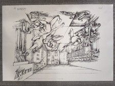 Importante litografia di Silvano Bricola_Opera da 70 x 50 firmata in originale