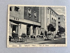T) Cartolina formato grande Latina bar tabacchi Mimì 1951