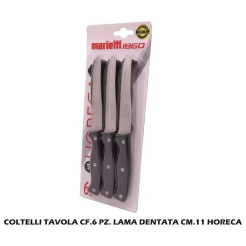 Set coltelli tavola riv - coltelli,