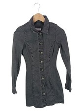 Abito jeans donna ZARA grigio