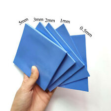 100mm*100mm CPU GPU Pad Termico, Dissipatore di Calore Raffreddamento Silicone Conduttivo Blu