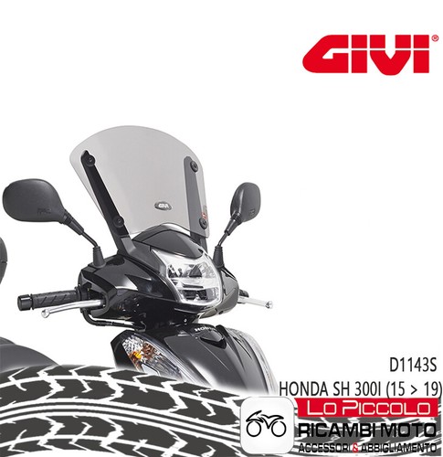 Givi d1143s cupolino basso - givi,