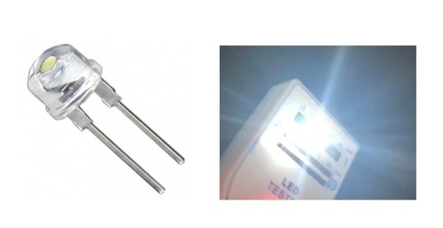 Led 8mm bianchi - led, 6000k