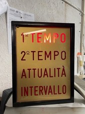 insegna luminosa Cinema anni