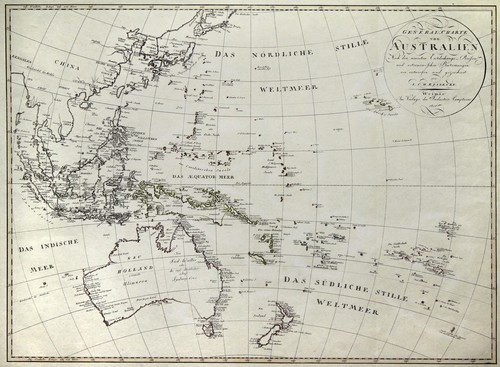 Stampatralia oceania originale - oceania,