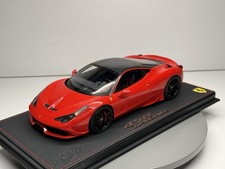 BBR 1/18 FERRARI 458 SPECIALE RED (MR AUTOART DELUXE EXECUTIVE CALSITO PREMIUM)