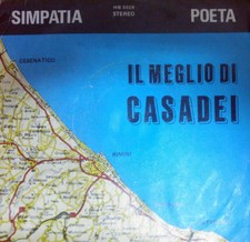 DISCO 45 GIRI   IL MEGLIO DEI CASADEI - SIMPATIA // POETA