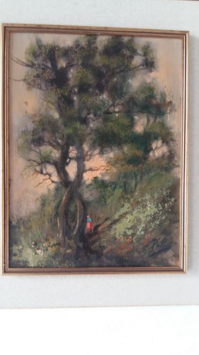Quadro paesaggio bosco - quadro,