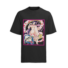 Hot Bio T-Shirt Uomo Boa Hancock One Piece 海賊女帝 Baby Anime Manga Rufy nami