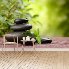 Fotomurale da parete non tessuto poster immagine pietre di basalto