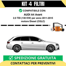 Kit 4 Filtri Tagliando per