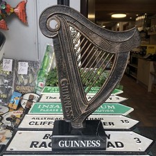 Guinness Harp On Marble Base