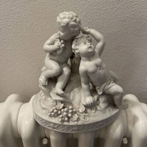 Scultura putti porcellana - scultura, in