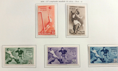 Italia regno 1934 - italia, mondiali