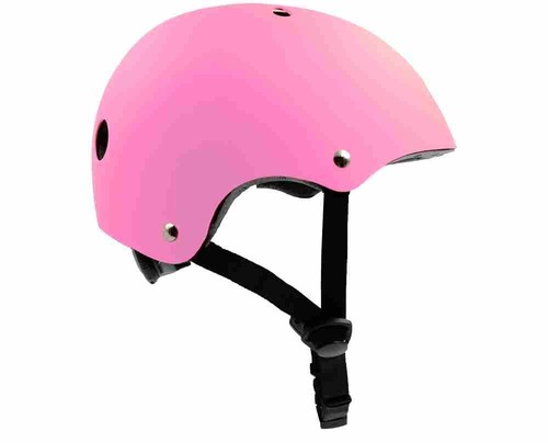 Casco bici rosa opaco - casco,