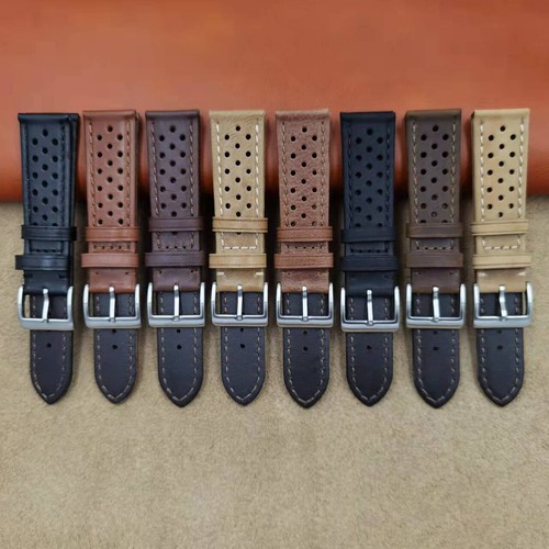 Genuine leather watch strap - leather,
