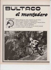 advertising TEST MOTO BULTACO