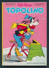 Topolino 795 Martina Scarpa con Bollino e Cartolina Mondadori 1971 Ottimo 65