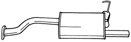 125 silenziatore posteriore - 125, cv