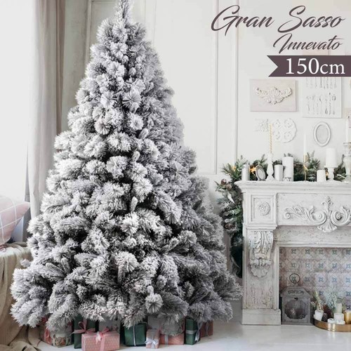 Albero natale innevato gran - albero,
