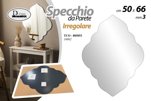 Specchio parete irregolare - da,