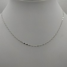 Collana oro bianco 18 kt