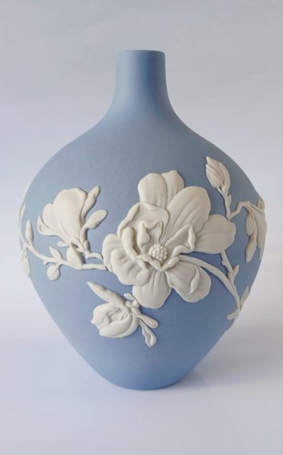Vaso diaspro blu wedgwood - vaso,