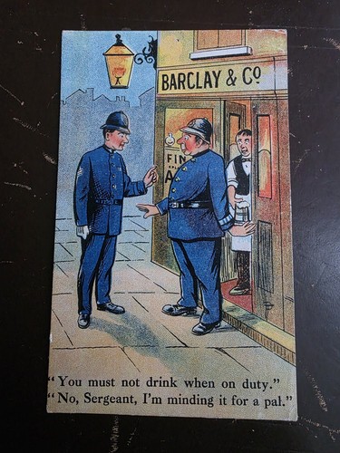 Vintage 1916 comic postcard - vintage,