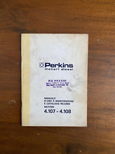 Uso e Manutenzione e Catalogo Parti Ricambio - Perkins Motori Diesel