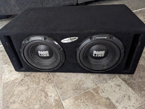 Alpine subwoofer enclosure - alpine,