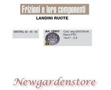 Disco frizione PTO trattore