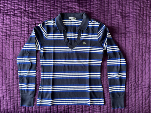 Polo lacoste manica lunga - polo, slim