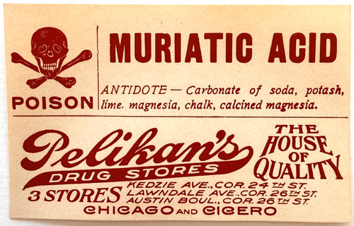 1920s pelikan drug acido - 1920s, pelikan's