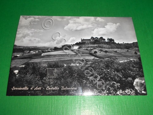 Cartolina serravalle asti - serravalle,