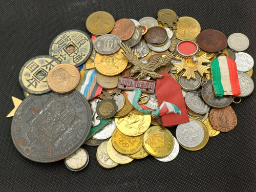 Lotto misto medaglie gettoni - misto, ,
