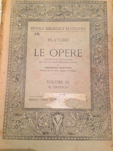Platone opere volume iii il - le,
