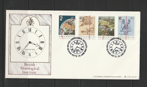 Fdc 1984 greenwich - gb,